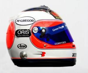 Puzzle Casque Rubens Barrichello 2010