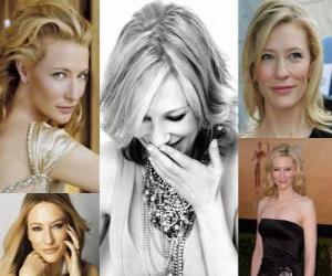 Puzzle Cate Blanchett est une actrice dans le film australien et le stade, remportant un Academy Award et un Golden Globe