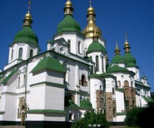 Puzzle Cathédrale Sainte-Sophie, Kiev, Ukraine.
