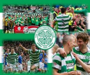 Puzzle Celtic FC, champion de la Scottish Premier League 2011-2012. Championnat d'Écosse de football