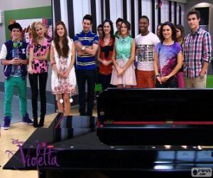 Puzzle Certains des personnages de Violetta 2