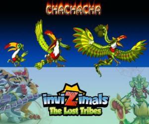 Puzzle Chachacha. Invizimals The Lost Tribes. Animaux qui comme les fêtes, danser et s'amuser