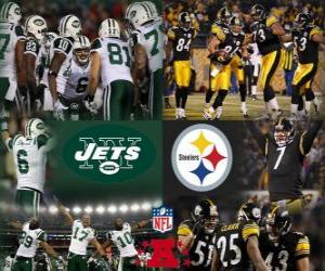 Puzzle Championnat AFC final 2010-11, New York Jets vs Steelers de Pittsburgh