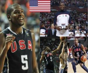 Puzzle Championnat Kevin Durant MVP du Monde 2010 FIBA