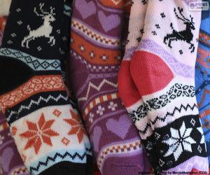 Puzzle Chaussettes d’hiver