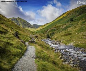 Puzzle Chemin et ruisseau