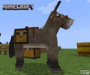 Puzzle Cheval de Minecraft