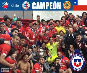 Puzzle Chili, champion Copa America 2015