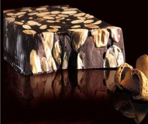Puzzle Chocolat touron aux amandes