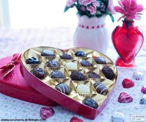Puzzle Chocolats coeur
