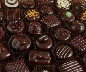 Puzzle Chocolats variés