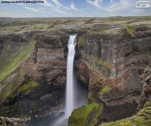 Puzzle Chute d’eau de Háifoss, Islande