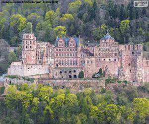 Puzzle Château de Heidelberg, Allemagne