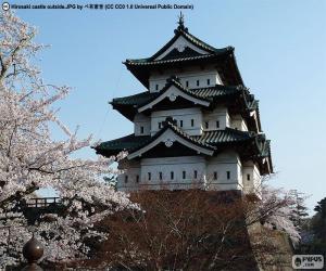 Puzzle Château de Hirosaki, Japon