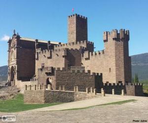 Puzzle Château de Javier, Javier, Navarre, Espangne