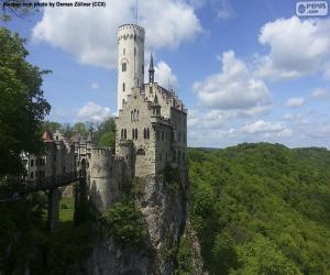 Puzzle Château de Lichtenstein, Allemagne