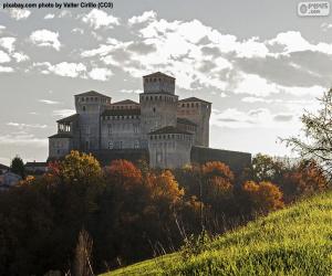 Puzzle Château de Torrechiara, Italie