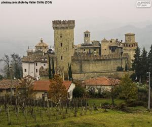 Puzzle Château de Vigoleno, Italie