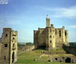 Puzzle Château de Warkworth, Angleterre