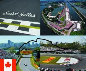 Puzzle Circuit Gilles-Villeneuve - Canada -