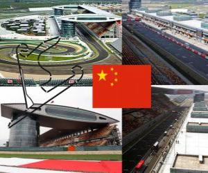 Puzzle Circuit international de Shanghai - Chine -
