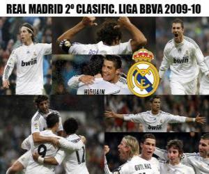 Puzzle Classé 2ème Real Madrid Ligue BBVA 2009-2010
