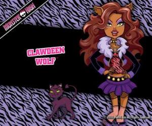 Puzzle Clawdeen Wolf, la fille du loup-garou est de quinze ans