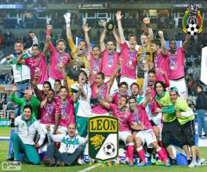 Puzzle Club León F.C., champion Clasura Mexique 2014