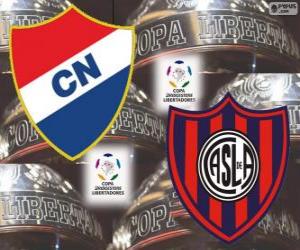 Puzzle Club Nacional du Paraguay vs San Lorenzo de Almagro, de l'Argentine. Finale Copa Libertadores 2014