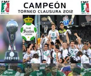 Puzzle Club Santos Laguna, champion Clausura Mexique 2012