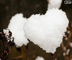 Puzzle Coeur de neige