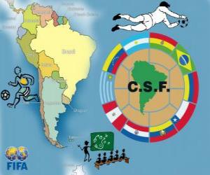 Puzzle Confédération sud-américaine de football (CONMEBOL)