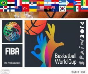 Puzzle Coupe du monde de basket-ball 2014. Championnat FIBA organisé par l'Espagne
