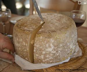 Puzzle Couper un fromage de brebis