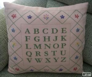 Puzzle Coussin alphabet