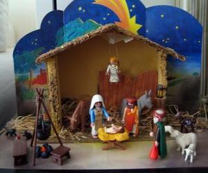 Puzzle Crèche de Noël de Playmobil