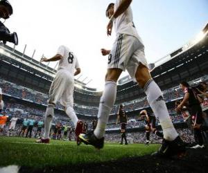 Puzzle Cristiano Ronaldo et Kaka quittant le terrain