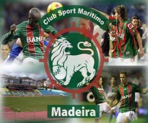 Puzzle CS Marítimo de Funchal, à Madeira, club de football portugais