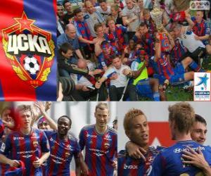 Puzzle CSKA Moscou, champion de la Ligue de Football russe, Premier Ligue 2012-2013