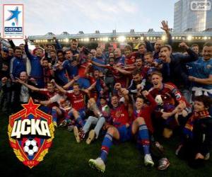 Puzzle CSKA Moscou, Champion League Premier 2013-2014, la Ligue de football russe