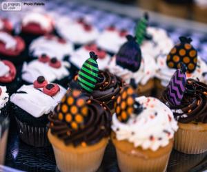 Puzzle Cupcakes pour Halloween