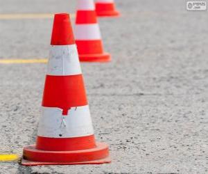 Puzzle Cône de signalisation pour la sécurité routière