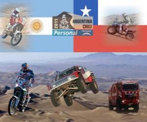 Puzzle Dakar 2011 Argentina Chile