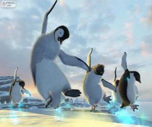 Puzzle Danse des pingouins dans les films de Happy Feet