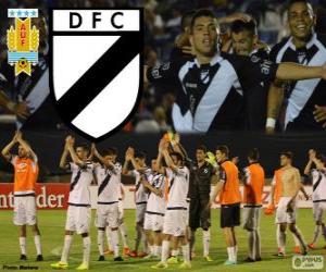 Puzzle Danubio FC, champion de première division du football en Uruguay 2013-2014