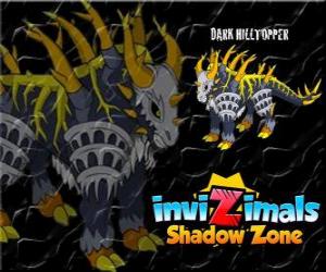 Puzzle Dark Hilltopper. Invizimals Shadow Zone. Machine de combattrepleine de rage