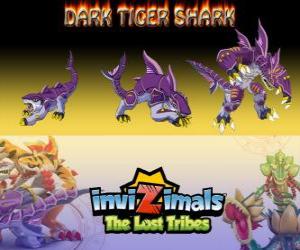 Puzzle Dark Tiger Shark, dernière évolution. Invizimals The Lost Tribes. Le côté obscur de le maître des Invizimals n'est pas une créature maléfique