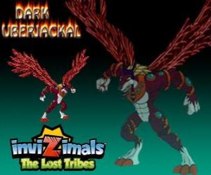 Puzzle Dark Uberjackal. Invizimals The Lost Tribes. Seigneur égyptienne de le feu et la destruction