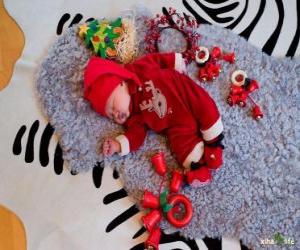 Puzzle Des enfants illusion rêver durant la nuit de Noël