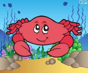 Puzzle Dessin de crabe